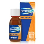 Beechams All in One Liquid, Cold and Flu Relief with Paracetamol, 160 ml