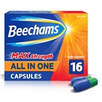 Beechams Max Strength All in One Cold and Flu Capsules 16s