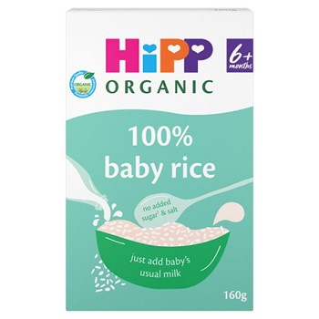 Hipp Organic 100% Baby Rice 6+ Months 160g