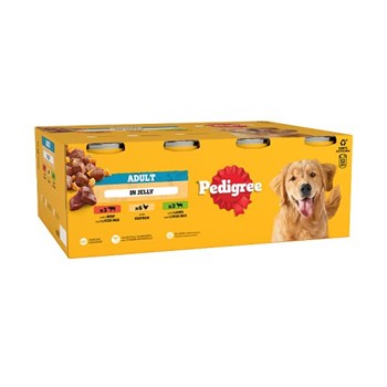 PEDIGREE® Adult Wet Dog Food Mixed Selection in Jelly 12 x 385g Can