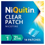 NiQuitin Clear Patch Step 1 21mg, 14 Patches Stop Smoking Aid