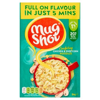 Mug Shot Comforting Chicken & Sweetcorn Noodles 54g