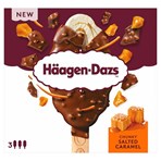 Häagen-Dazs 3 Chunky Salted Caramel Ice Cream Bars 204g