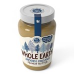 Whole Earth Smooth Organic Peanut Butter 340g
