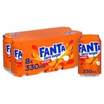 Fanta Orange Zero 8 x 330ml