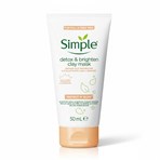 Simple Protect 'N' Glow Clay Mask Detox & Brighten 50 ml 