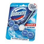 Domestos Power 5 Toilet Rim Block Ocean 55 g 