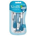 Venus Oceana Disposable Razors, Pack Of 3