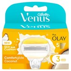 Venus Comfortglide Coconut plus Olay Razor Blades x 3