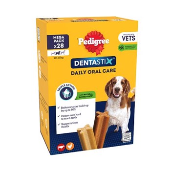 PEDIGREE® DENTASTIX™ Daily Dental Chews Medium Dog Treat 28 Sticks