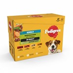 PEDIGREE® Adult Wet Dog Food Mixed Selection in Gravy 12 x 100g Pouch