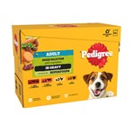 PEDIGREE® Adult Wet Dog Food Mixed Selection in Gravy 12 x 100g Pouch