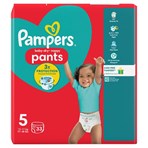 Pampers Baby-Dry Nappy Pants Size 5, 33 Nappies, 12kg-17kg, Essential Pack