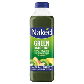 Naked Kiwi, Pineapple, Apple & Spirulina Green Machine Super Smoothie 750ml