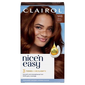 Clairol Nice'n Easy Permanent Hair Dye, 5RB Medium Reddish Brown