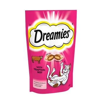 Dreamies Cat Treat Biscuits with Beef 60g