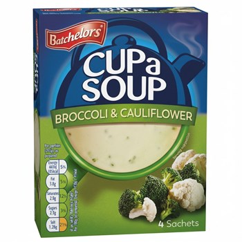 Batchelors 4 Broccoli & Cauliflower Cup a Soup 101g