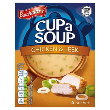 Batchelors 4 Chicken & Leek Cup a Soup 86g