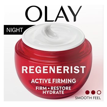 Olay Regenerist Night Face Cream Moisturiser with Anti-ageing Niacinamide and Peptides 50ml