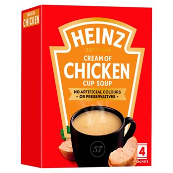 Heinz Cream of Chicken Cup Soup 4 x 17g (68g)