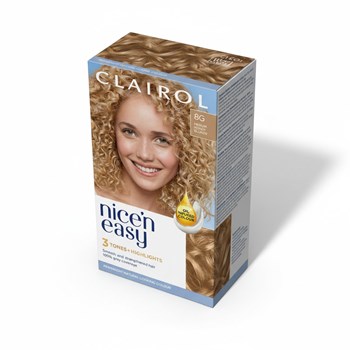 Clairol Nice'n Easy Permanent Hair Dye, 8G Medium Honey Blonde