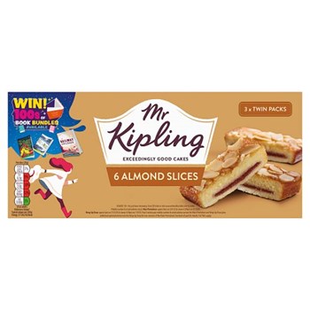 Mr Kipling 6 Almond Slices