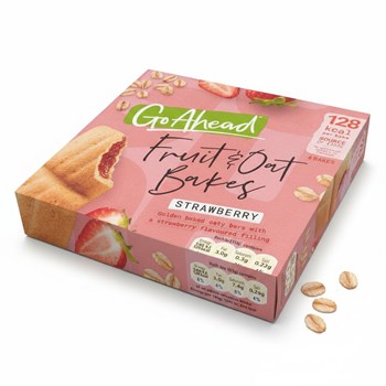 Go Ahead 6 Strawberry Fruit & Oat Bakes 210g