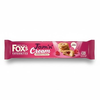 Fox's Favourites Raspberry & Vanilla Jam 'n' Cream 150g