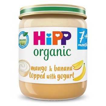 HiPP Organic Mango & Banana Topped with Yogurt 7+ Months 160g