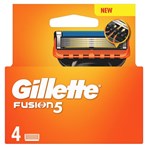 Gillette Fusion5 Razor Refills For Men, 4 Razor Blade Refills