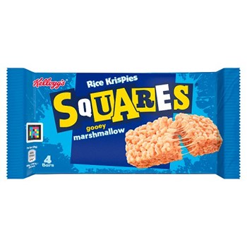 Kellogg's Rice Krispies Squares Gooey Marshmallow Bars 4 x 28g (112g)