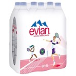 Evian Natural Mineral Water 6 x 1.5L