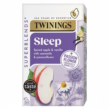 Twinings 20 Superblends Sleep Spiced Apple & Vanilla with Camomile & Passionflowers 30g