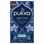 Pukka 20 Organic Night Time Herbal Tea Sachets 20g