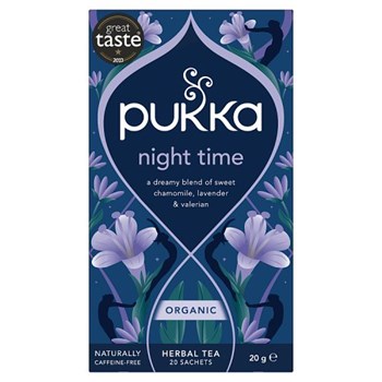 Pukka 20 Organic Night Time Herbal Tea Sachets 20g