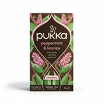 Pukka 20 Organic Peppermint & Licorice Herbal Tea Sachets 30g