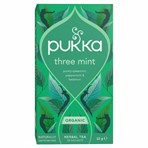 Pukka 20 Organic Three Mint Herbal Tea Sachets 32g