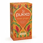 Pukka 20 Organic Three Ginger Herbal Tea Sachet 36g
