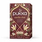 Pukka 20 Organic Vanilla Chai Herbal Tea Sachets 40g
