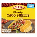 Old El Paso 12 Crunchy Taco Shells 156g