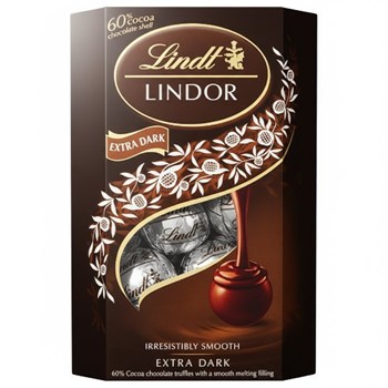 Lindt Lindor Extra Dark Chocolate Truffles Box 200g