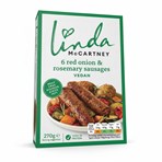 Linda McCartney 6 Vegan Red Onion & Rosemary Sausages 270g