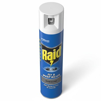 Raid Rapid Action Wasp, Mosquito & Fly Killer Aerosol Spray 300ml
