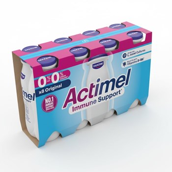 Actimel 0% Fat Original 8 x 100g (800g)