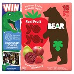 Bear Yoyos Real Fruit Scrumptious Strawberry 5 x 20g