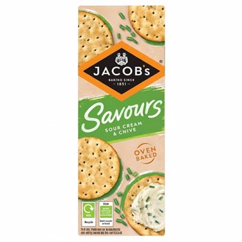 Jacob's Savours Sour Cream & Chive 150g