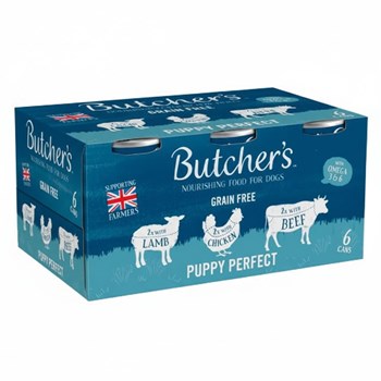 Butcher's Puppy Perfect Wet Dog Food Tins 6 x 400g