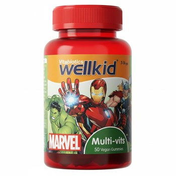 Wellkid Marvel Multi-Vits 50 Vegan Gummies