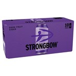Strongbow Dark Fruit Cider Cans 10 x 440ml