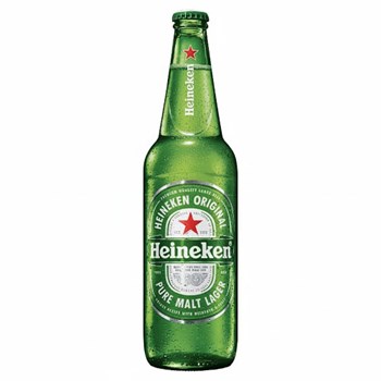Heineken Orginal Pure Malt Lager Beer Bottle 650ml